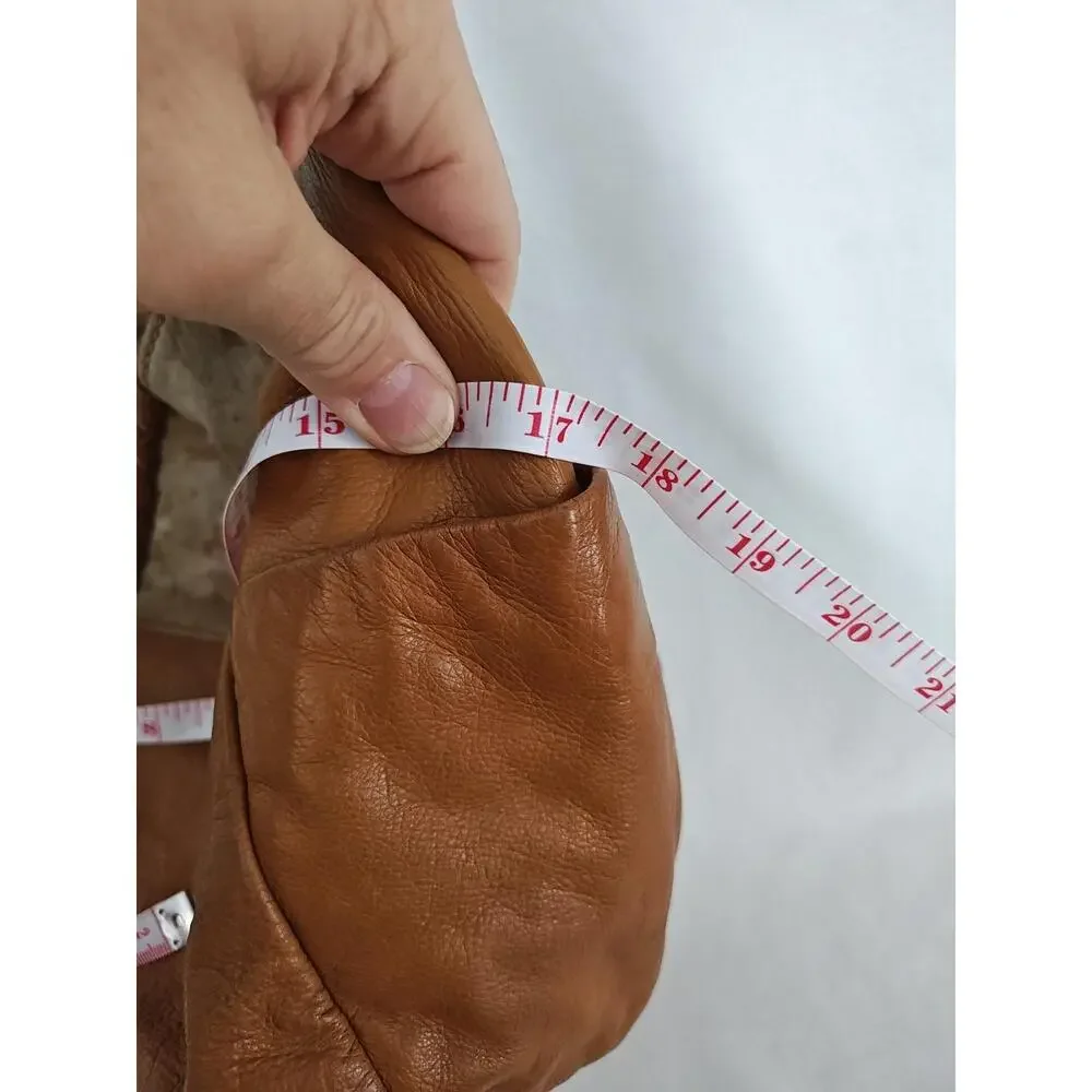 Anthropologie Liebeskind‎ Berlin Brown Leather Jeany Hobo Bag Purse Tote - Picture 10 of 12